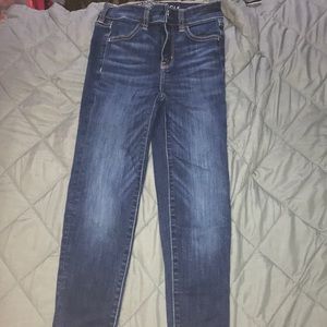 American Eagle dark blue jeans  NOT RIPPED